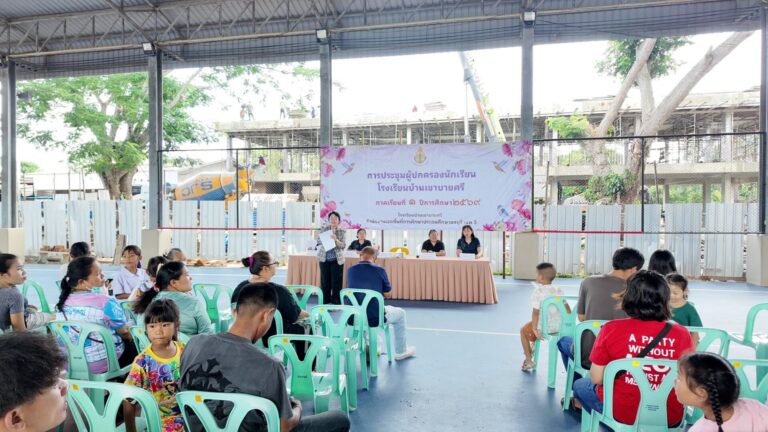 การประชุมผู้ปกครองนักเรียน ภาคเรียนที่ 1 ปีการศึกษา 2569 - 2
